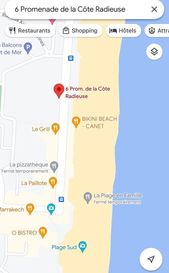 2 Pieces Front De Mer - Residence Soleil Bleu Canet-en-Roussillon Exterior foto